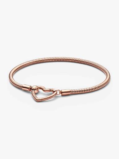 Pulseira Snake com Fecho Coração