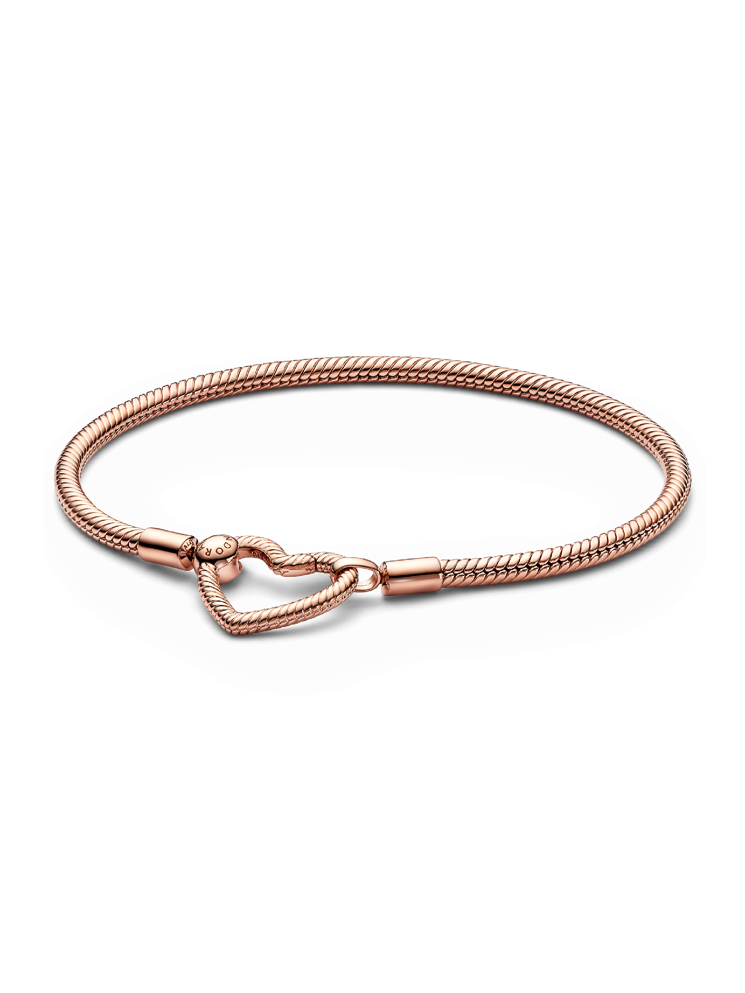 Pulseira Snake com Fecho Coração