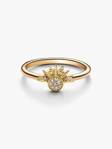 Anel Celestial Sol Brilhante