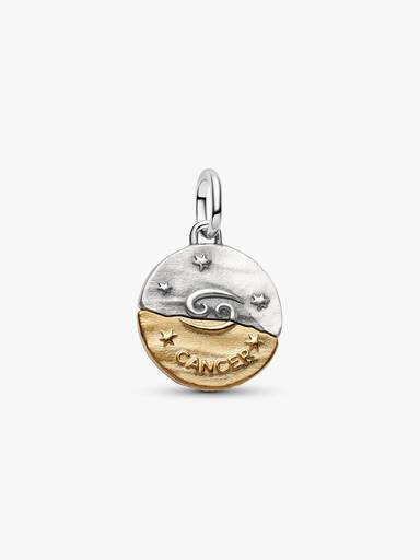 Conta Medalhão Zodíaco Caranguejo