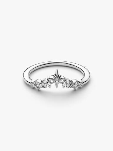 Anel Estrelas Tiara