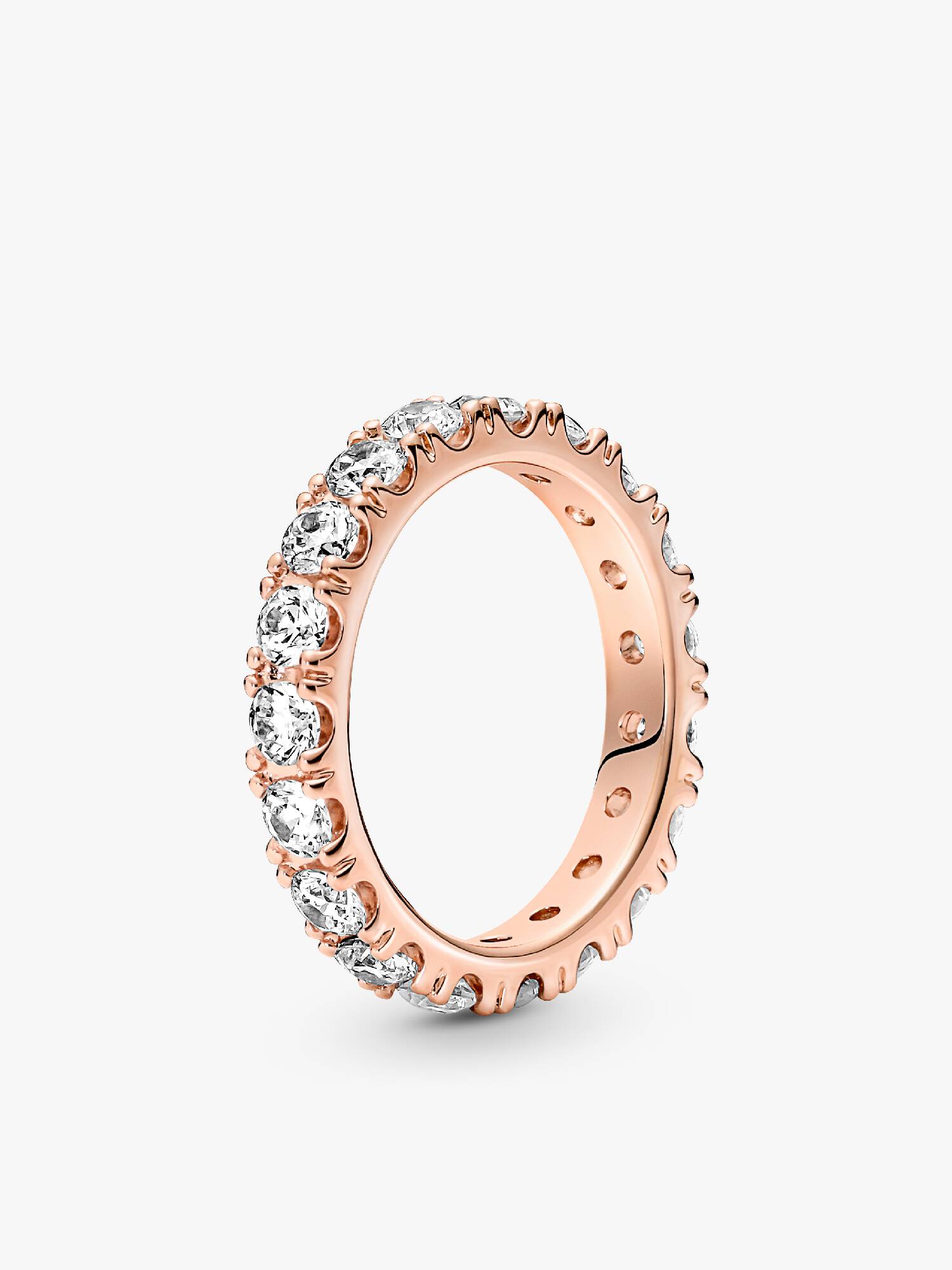 Anel Sparkling Row Eternity