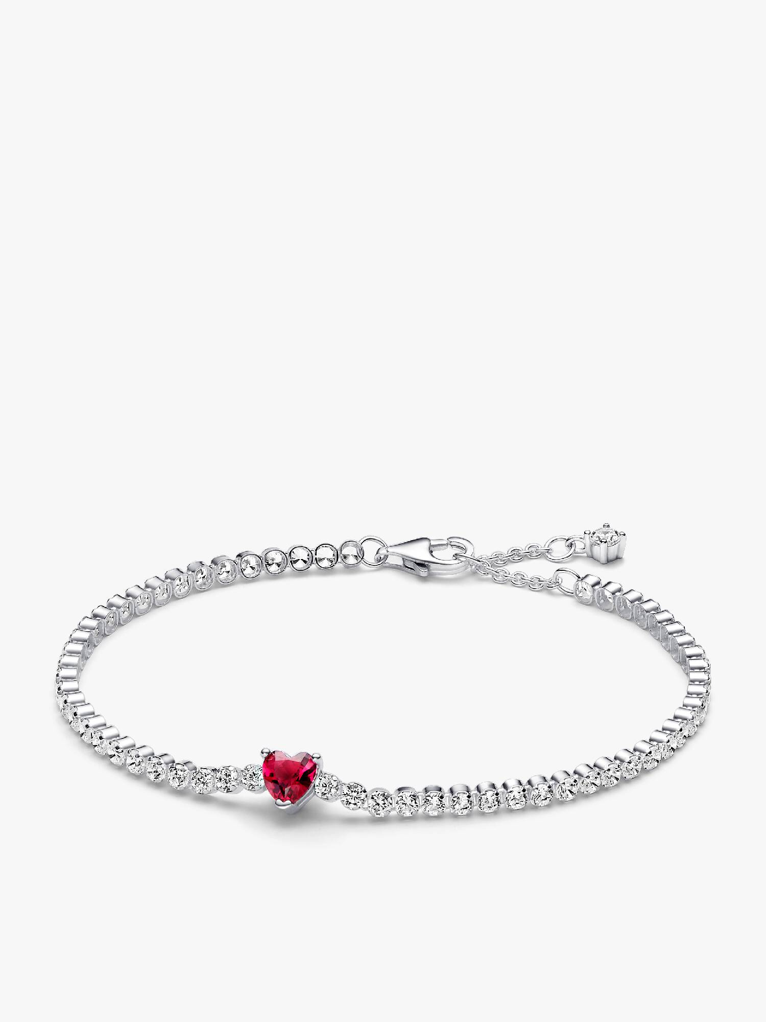 Pulseira de malha Coração Brilhante