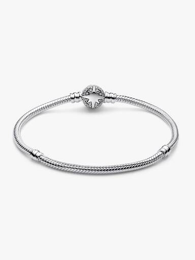 Pulseira Malha Snake Fecho Estrela do Norte