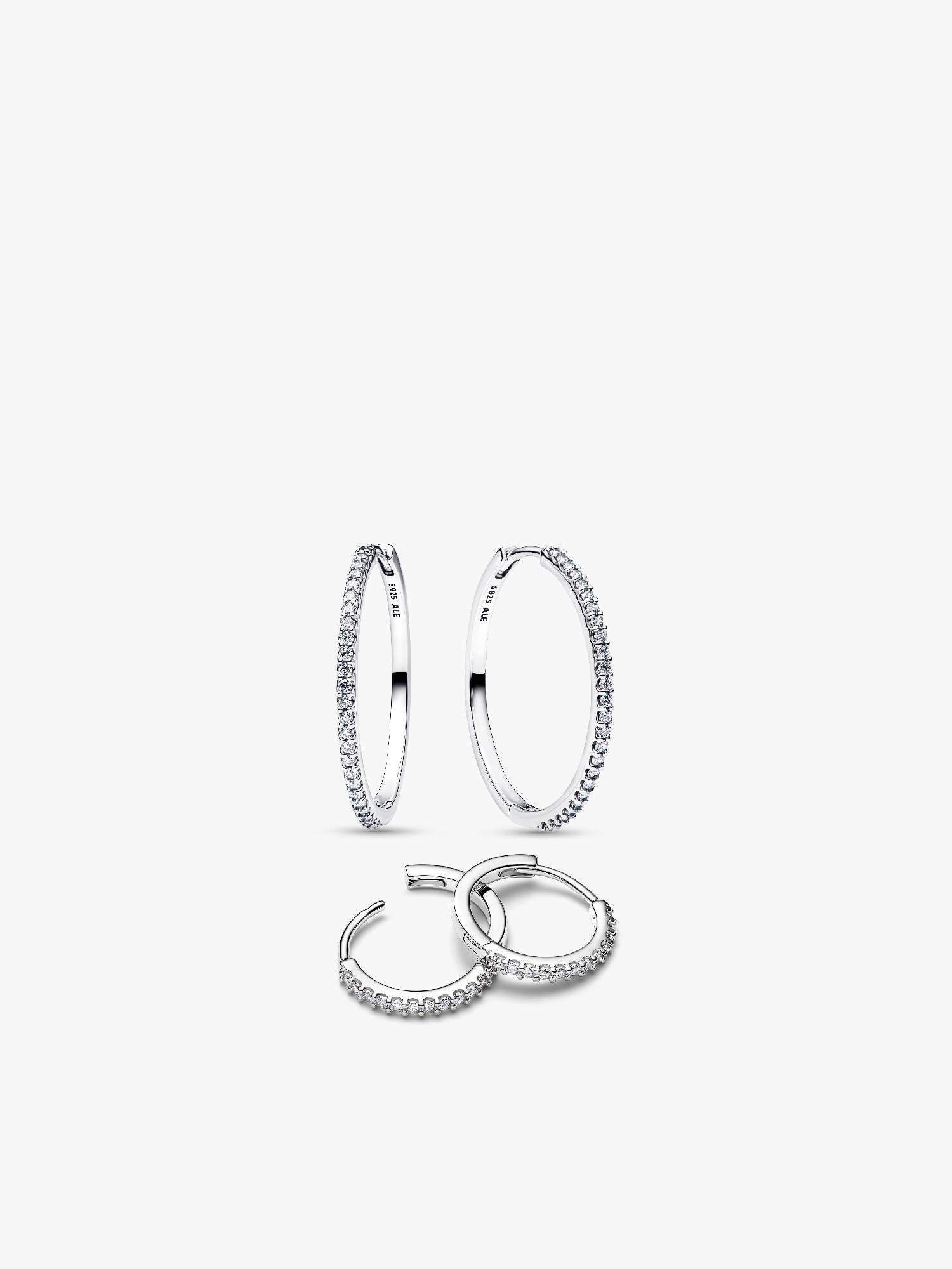 Conjunto de Presente Argolas Brilhantes