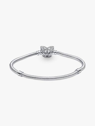 Pulseira Malha Snake com Fecho Borboleta