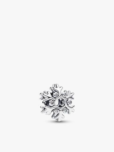 Conjunto de Presente Pulseira com Conta Floco de Neve