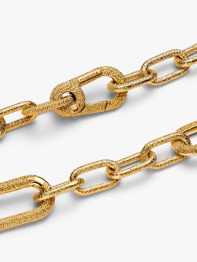 Pulseira de Corrente de Elos Pequenos