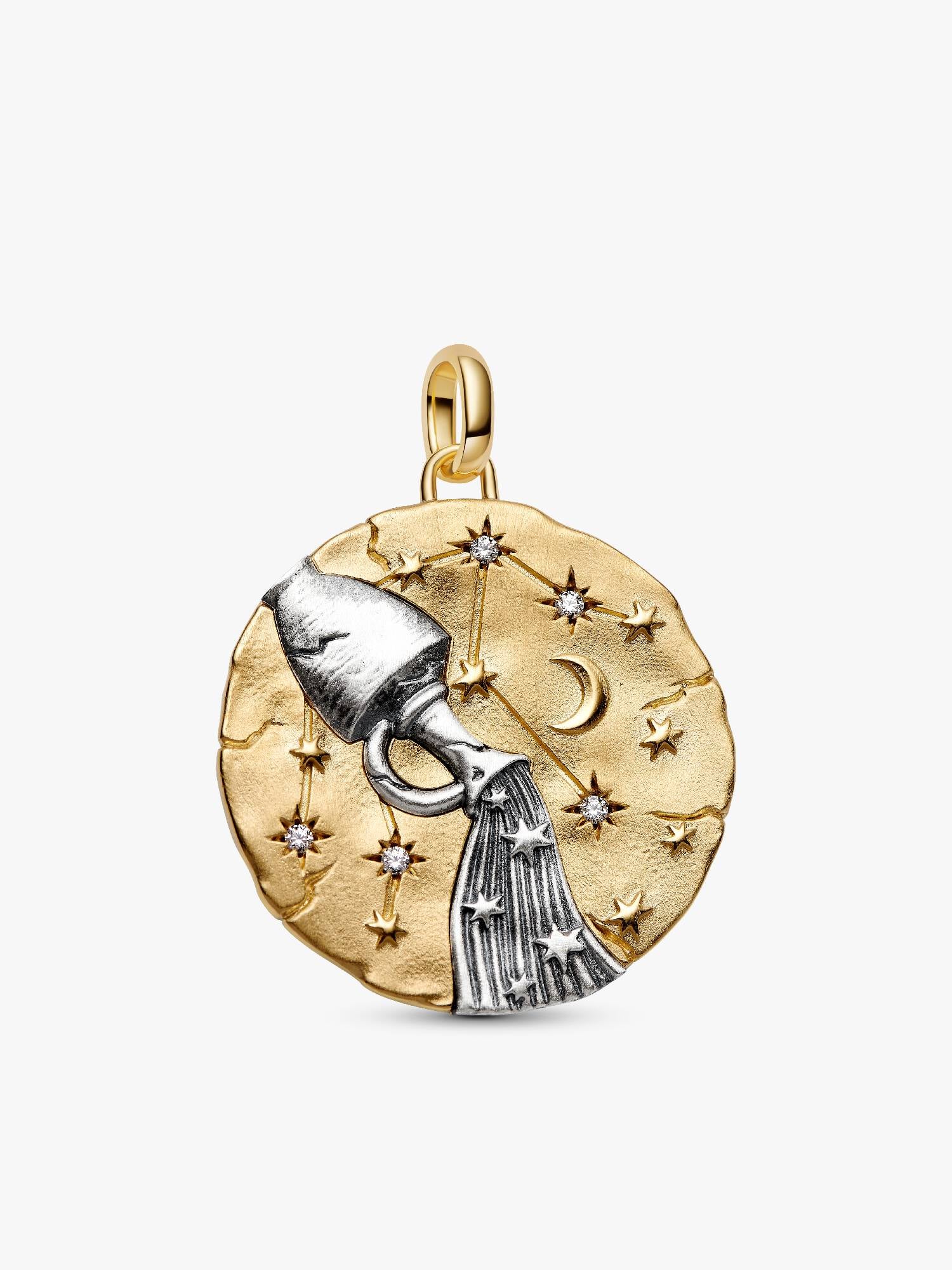 Conta Medalhão Grande Zodíaco Aquário