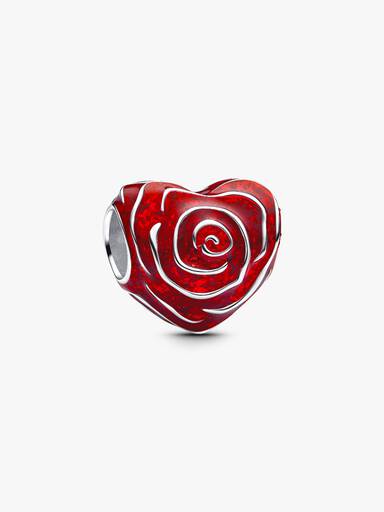 Conta Coração Rosa