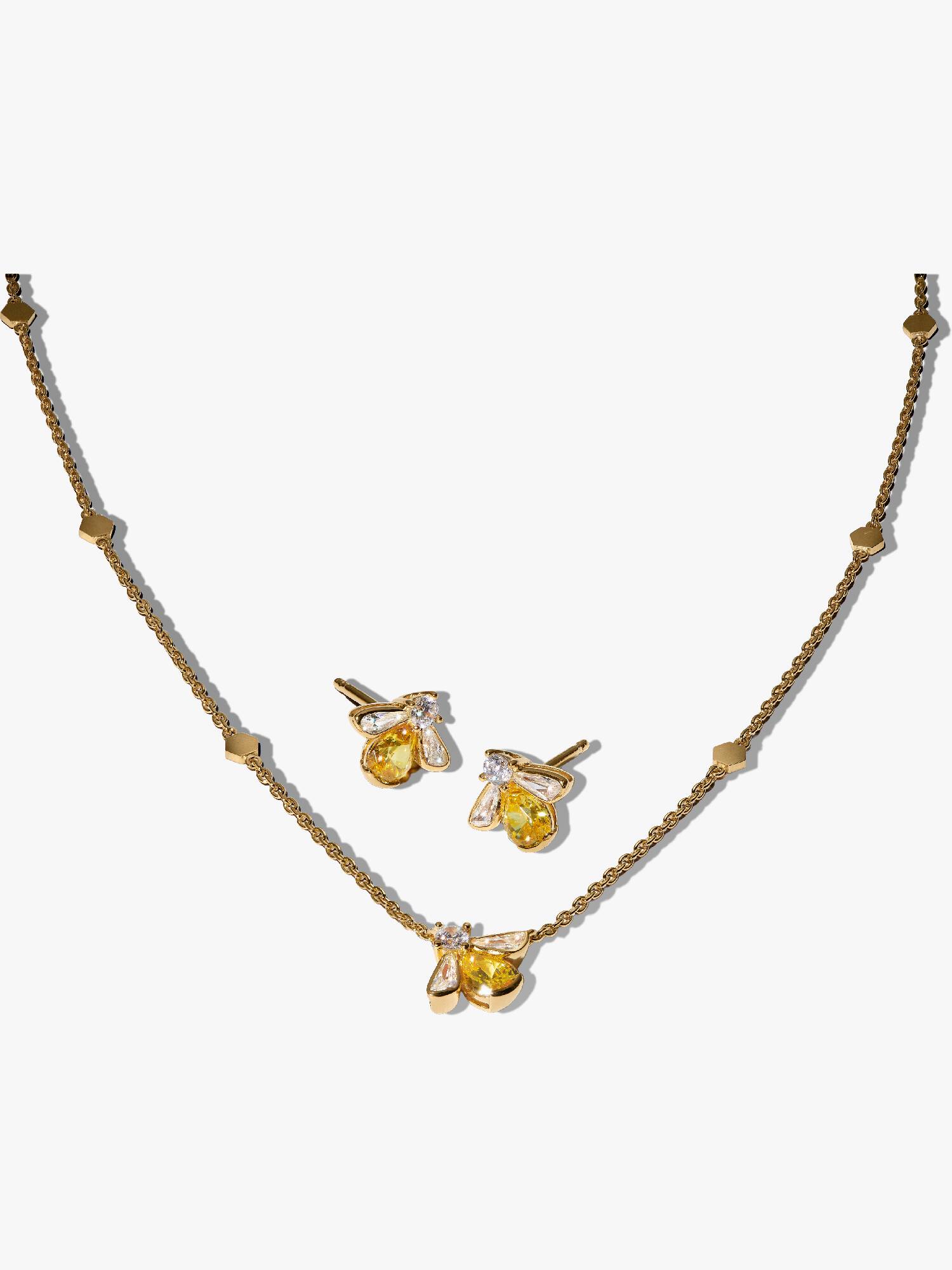 Conjunto de Presente Colar e Brincos Abelha