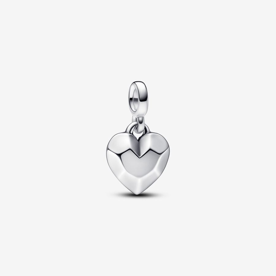 Mini Pendente Pandora ME Faceted Heart image number 0
