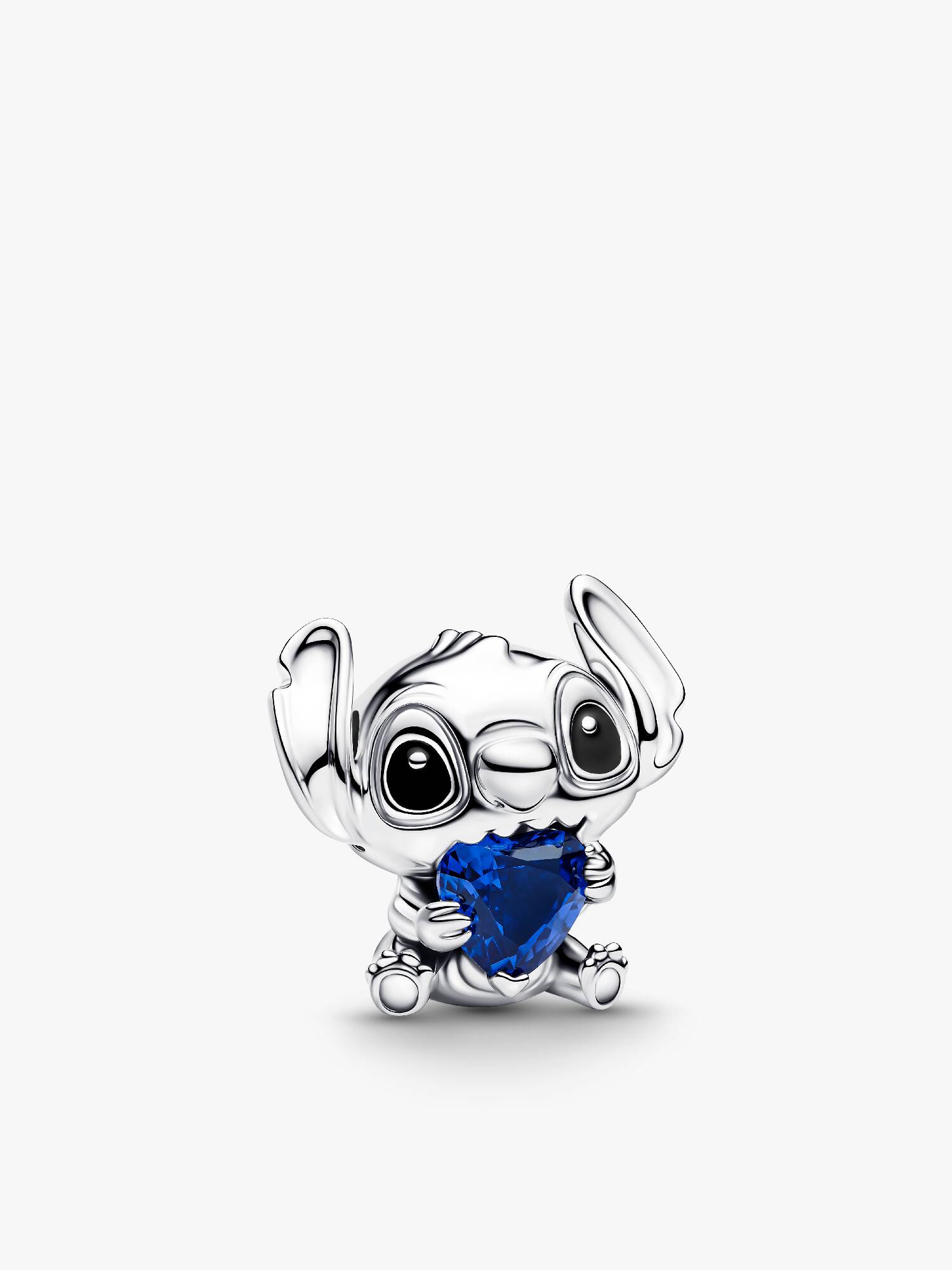 Conta Coração Azul Stitch Disney