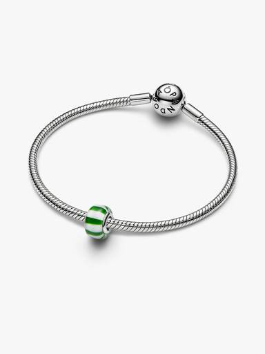 Conta Vidro Murano Menta Verde