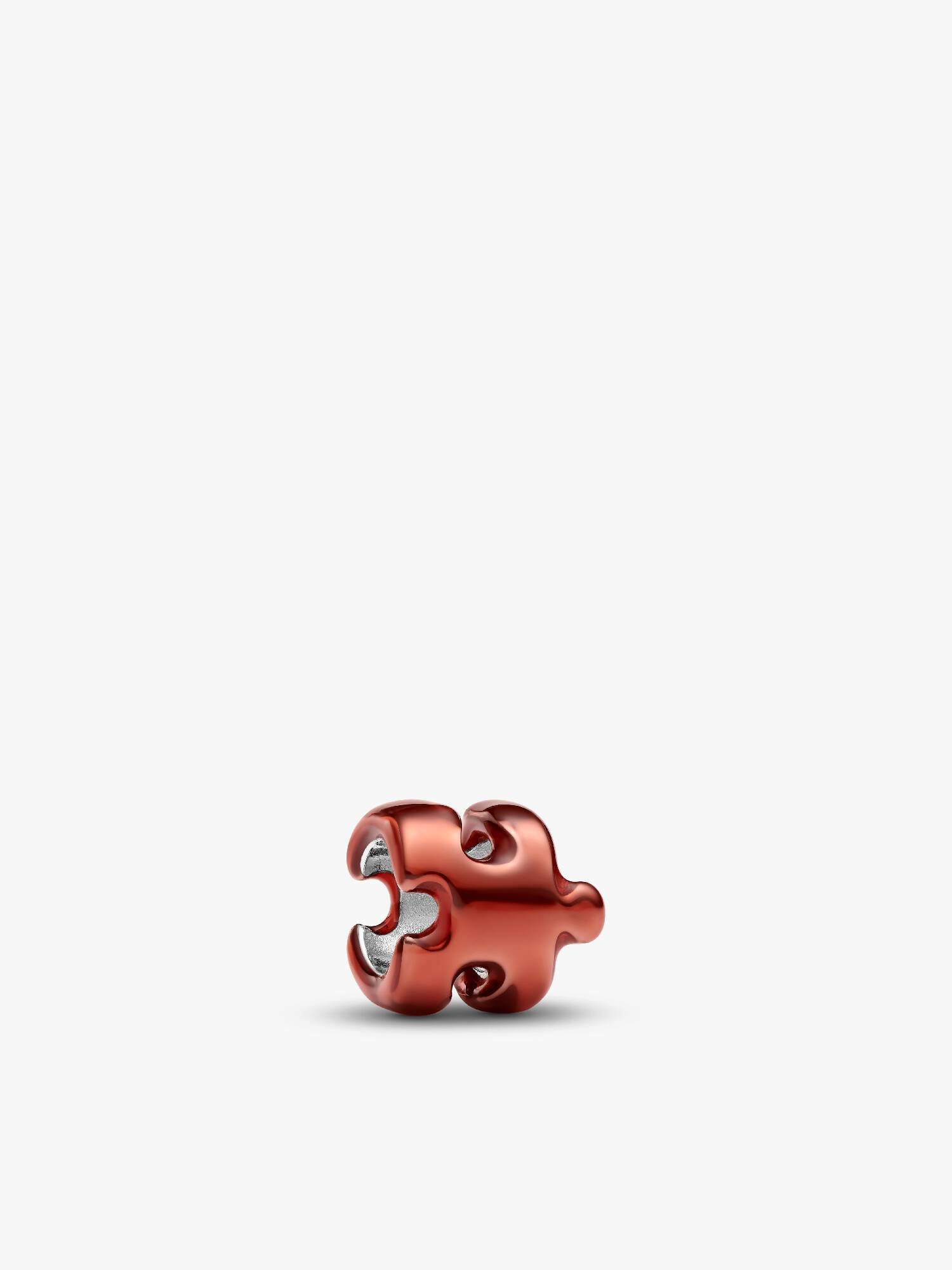 Mini Conta Peça de Puzzle Laranja