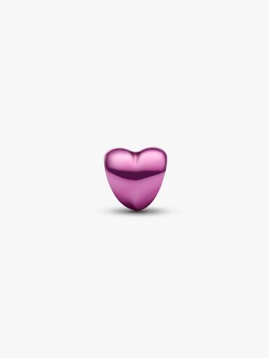 Mini Conta Coração Rosa
