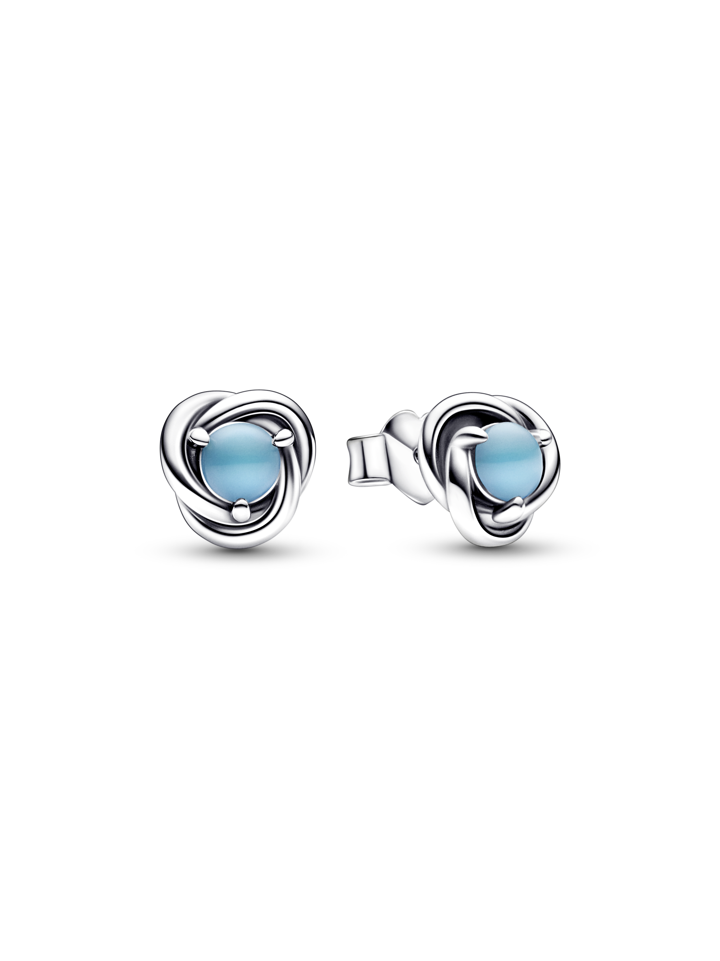 Brincos Eternity Circle Turquesa