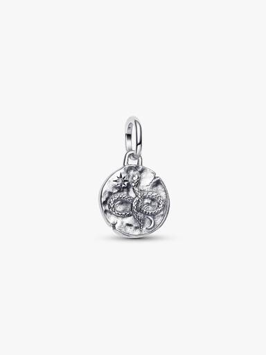 Conta Medalhão Cobra Infinito
