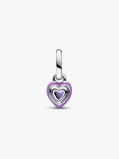 Mini Pendente Pandora ME Chakra Roxo Coração