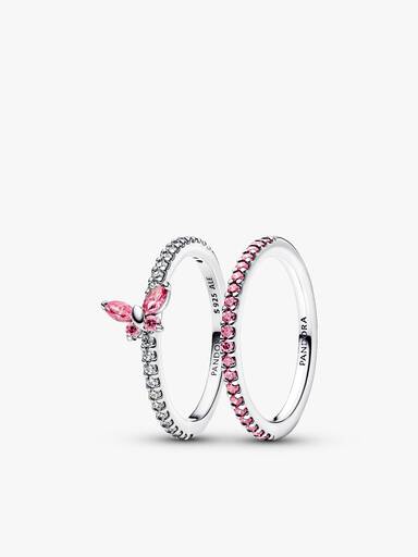 Conjunto de Presente Borboleta Rosa