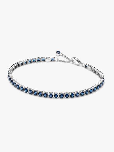 Pulseira de Ténis Azul Cintilante
