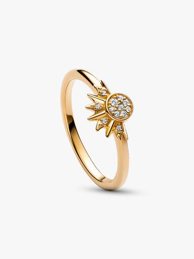 Anel Celestial Sol Brilhante