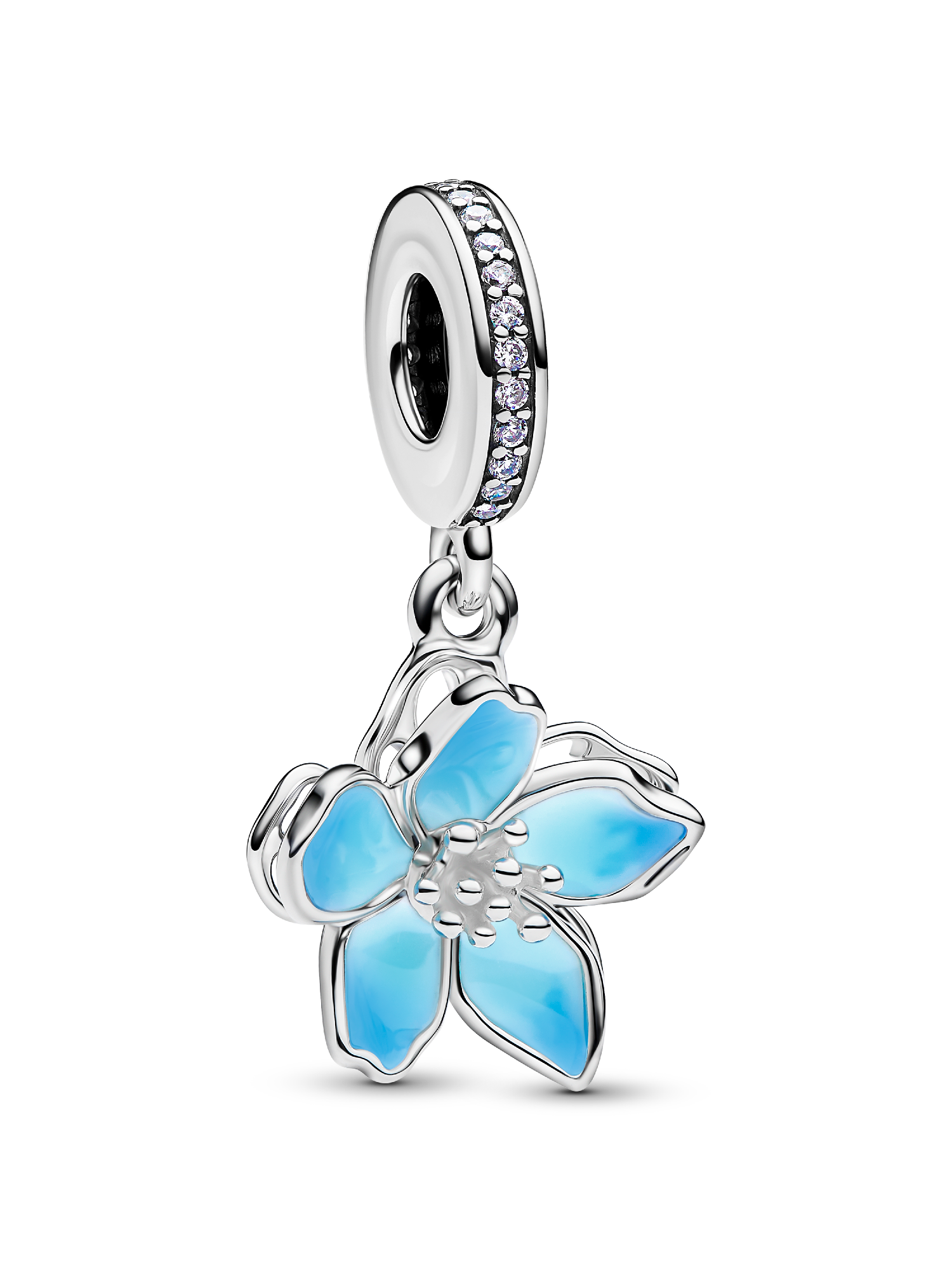 Conta Pendente Flor Azul