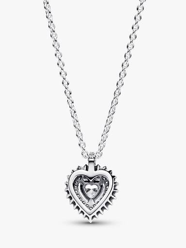 Colar Sparkling Heart Halo Pendant