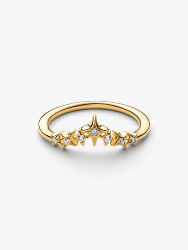 Anel Estrelas Tiara
