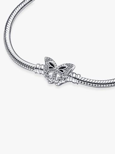 Pulseira Malha Snake com Fecho Borboleta