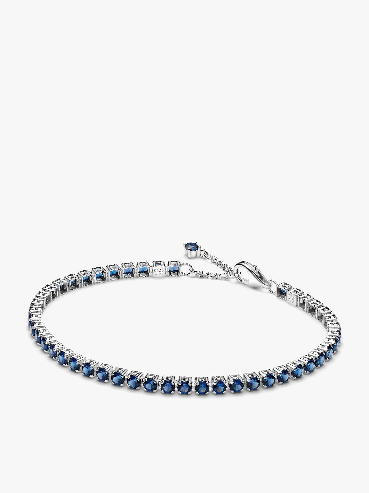 Pulseira de Ténis Azul Cintilante