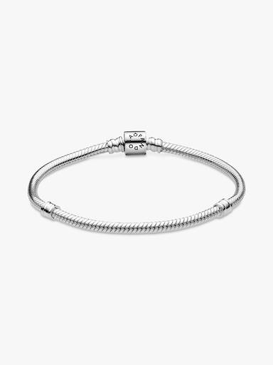 Pulseira Malha Snake Fecho Barril