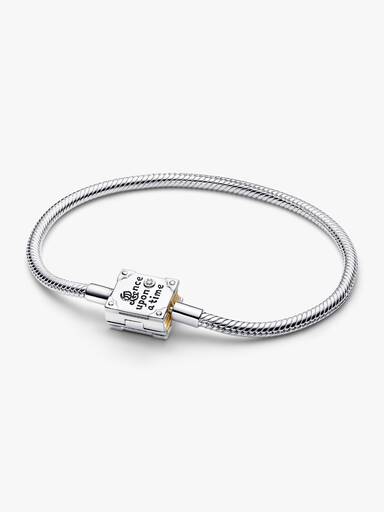 Pulseira Corrente Serpente Conto das Princesas Disney