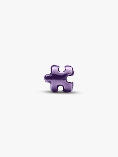 Mini Conta Peça de Puzzle Lilás