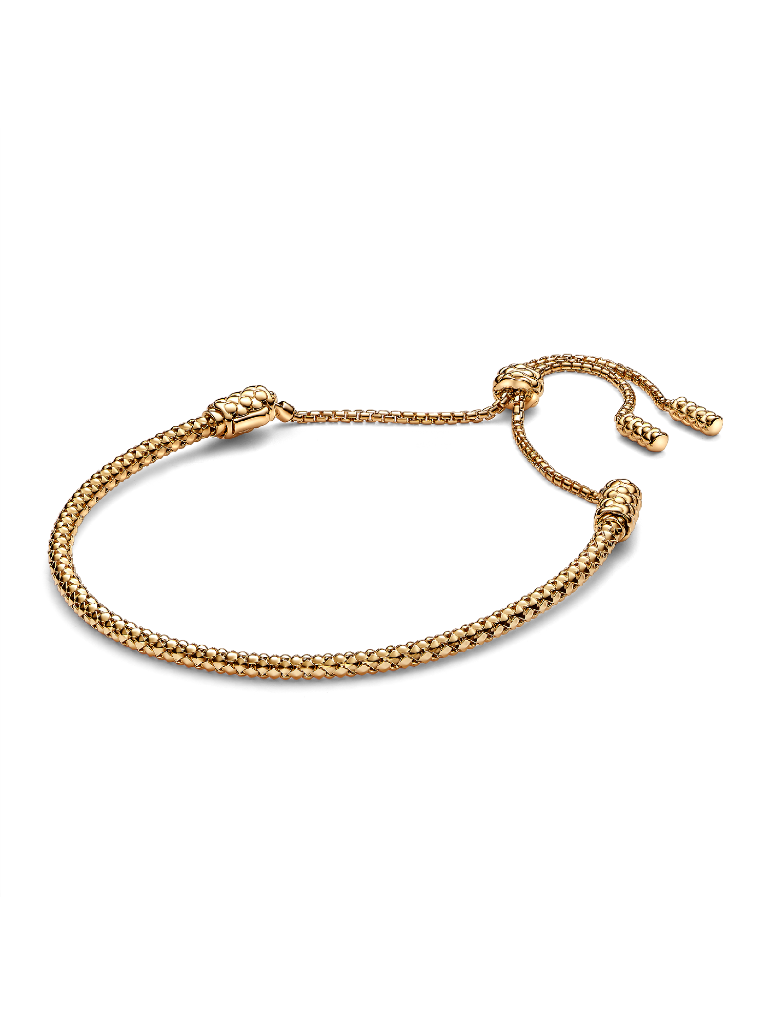 Pulseira Deslizante Corrente Cravejada