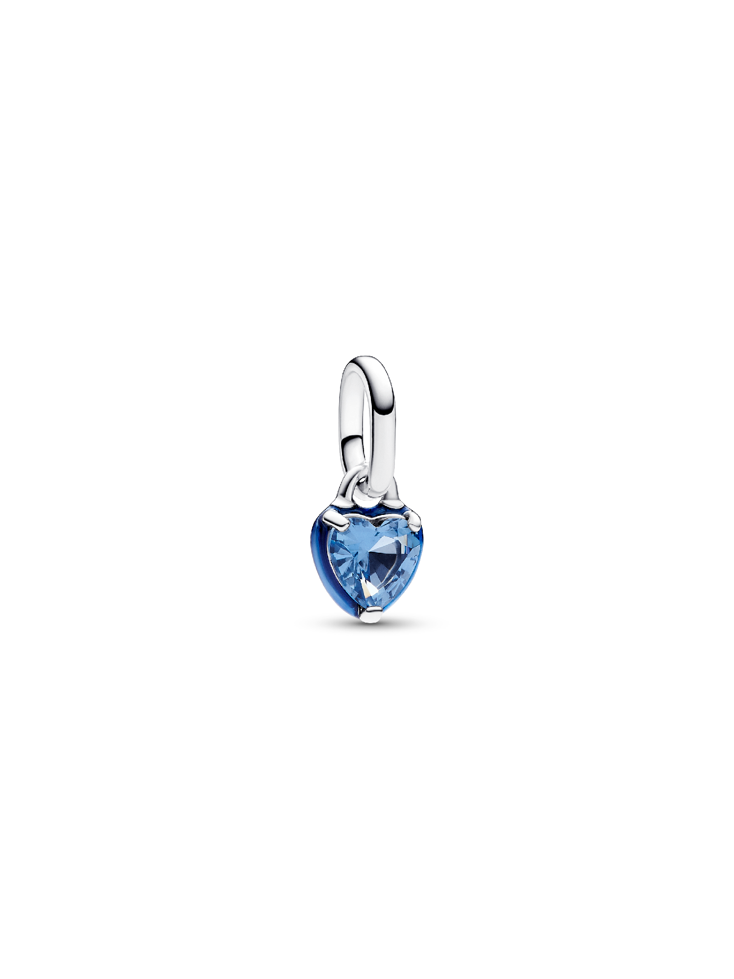 Mini-Conta Pendente Coração Chakra Azul Pandora ME