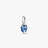 Mini-Conta Pendente Coração Chakra Azul Pandora ME Mini-Conta Pendente Coração Chakra Azul Pandora ME