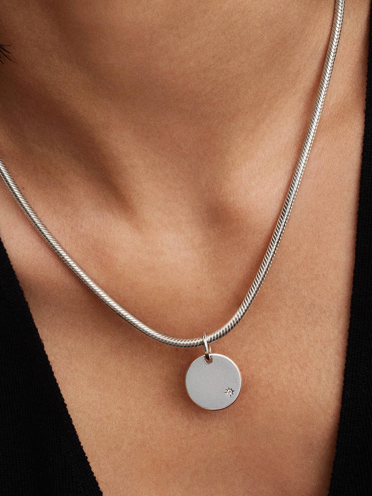 Pendente Barra Gravável Diamante Criado em Laboratório