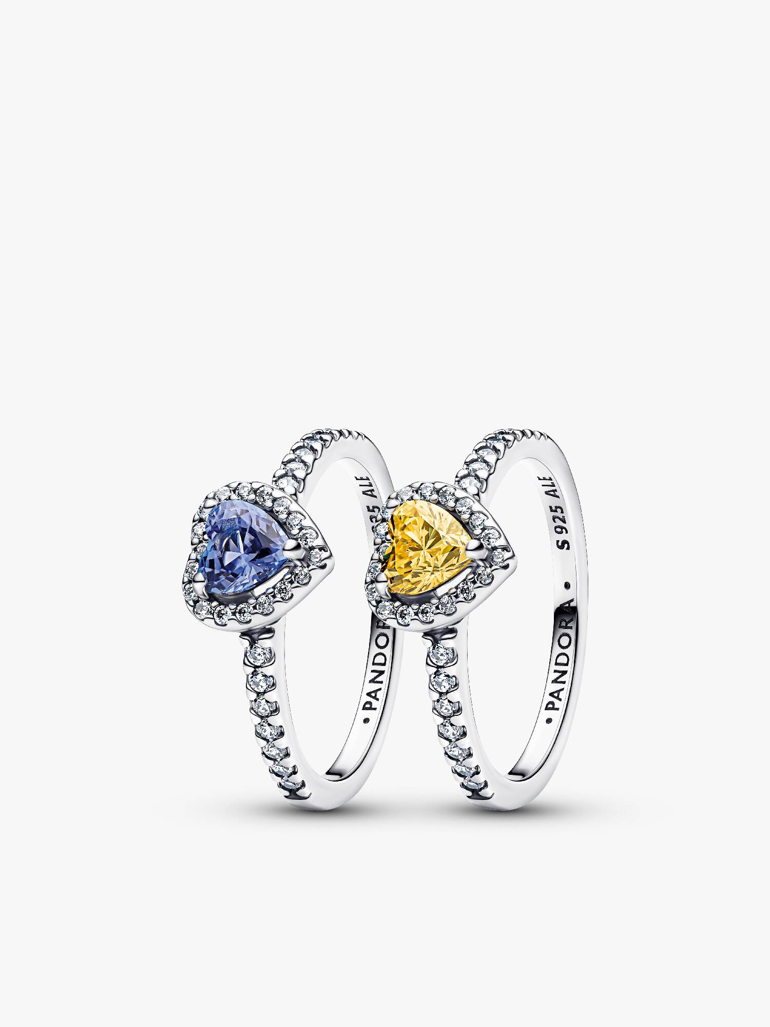 Conjunto de Presente Anéis Amor Celestial
