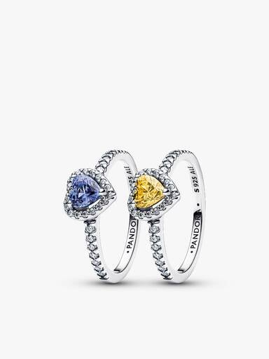 Conjunto de Presente Anéis Amor Celestial