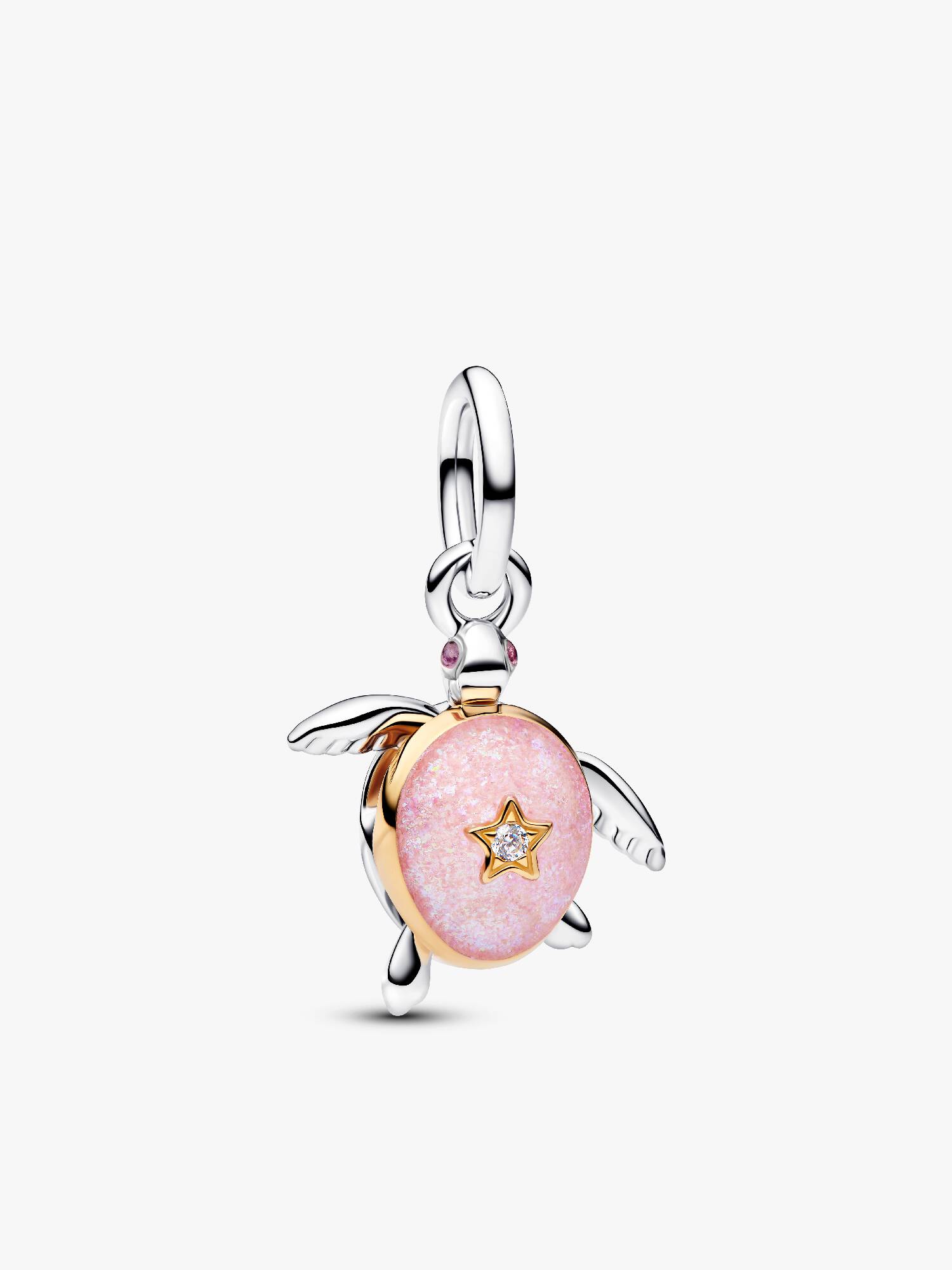 Conta Pingente Tartaruga Marinha Rosa Pandora Club 2026