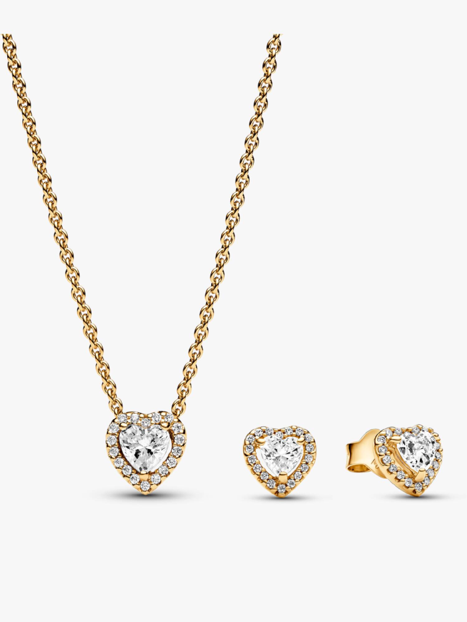 Gift Set Colar e Brincos Sparkling Heart
