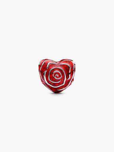 Conta Coração Rosa