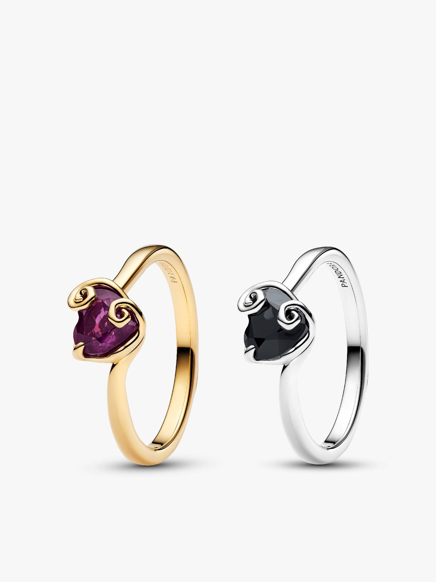 Conjunto de Presente Anéis Jack e Sally Disney O Estranho Mundo de Jack