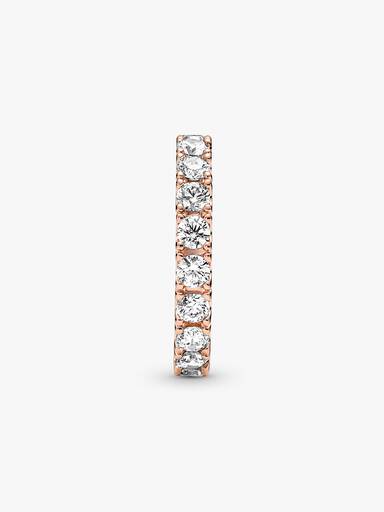 Anel Sparkling Row Eternity