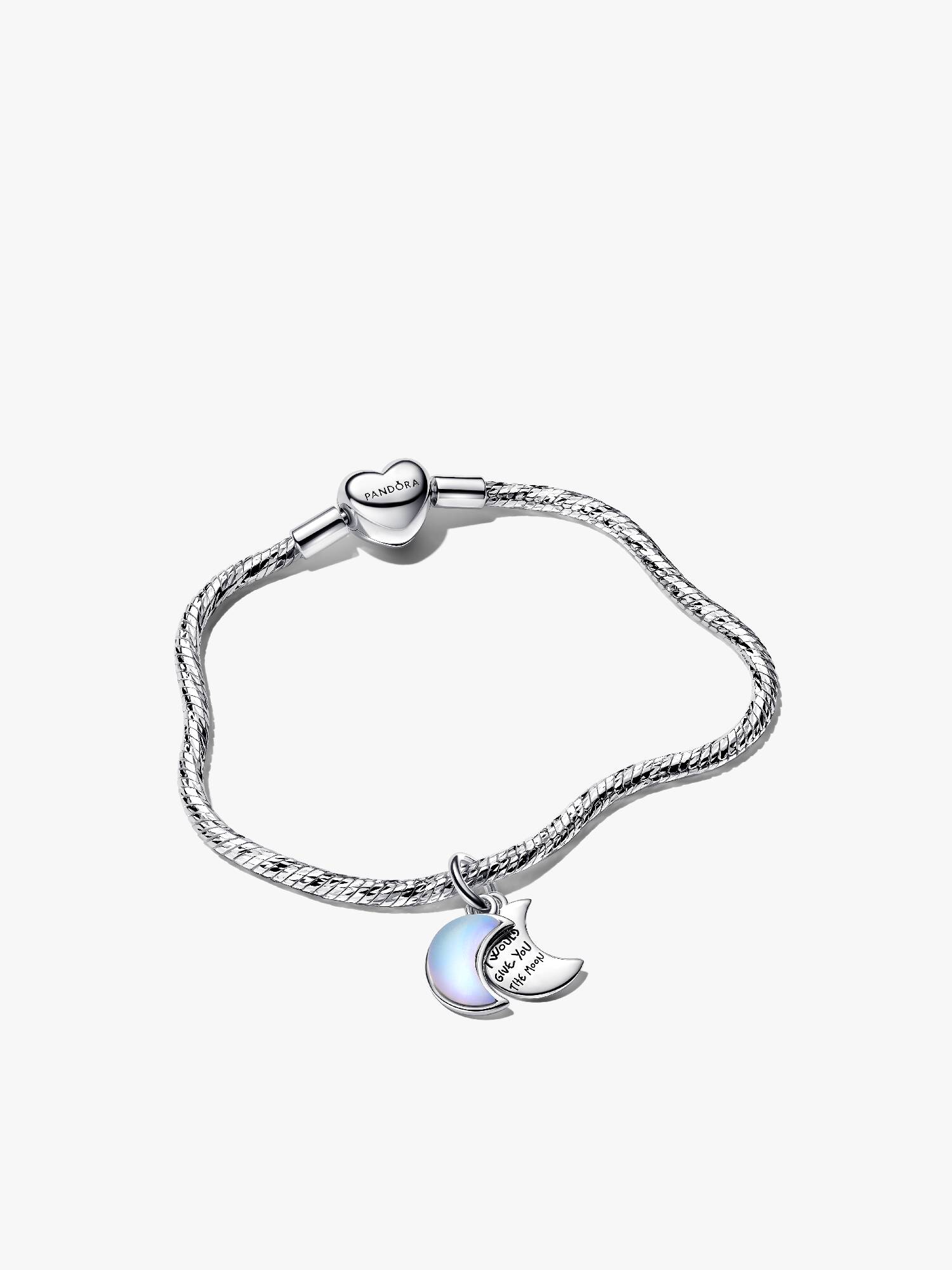 Conjunto de presente Pulseira Lua Crescente