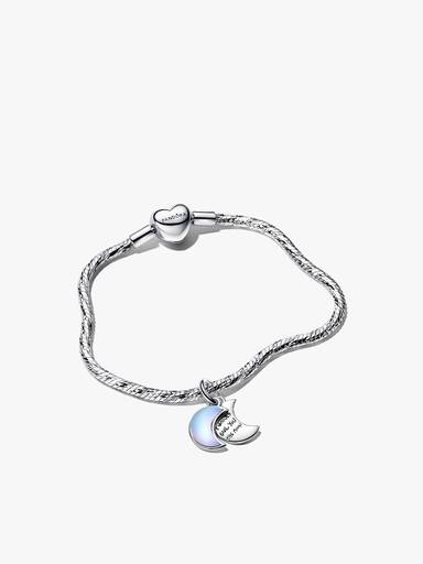 Conjunto de presente Pulseira Lua Crescente