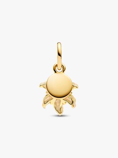 Conta Brilha no Escuro Flor Gota de Sol Tangled Disney