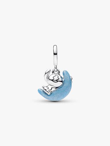 Conta Pendente Lua Brilha no Escuro Stitch Disney