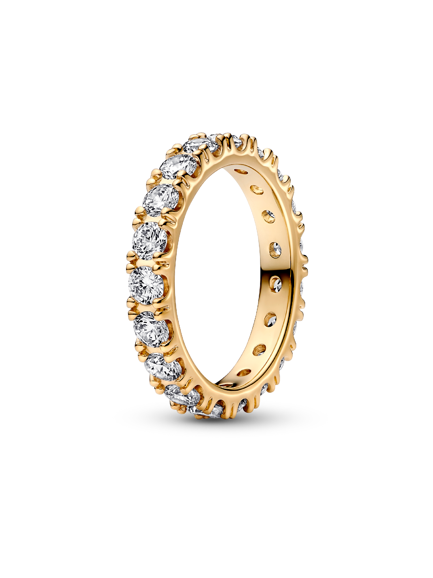 Anel Brilhante Fila Eternity